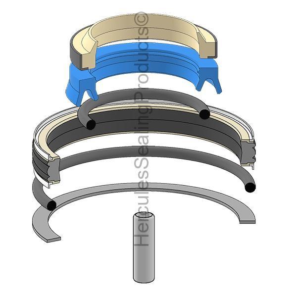 11990243 Bucket Tilt Cylinder Seal Kit Fits Volvo L50