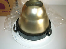 Juno Lighting 230 White, Black & Gold Recess Light Adapter 6" I.D. 7 1/2" O.D.
