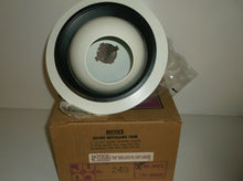 Juno Lighting 248 White & Black Recess Round Insert Trim 6" I.D. 7 1/4" O.D.