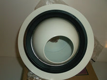Juno Lighting 248 White & Black Recess Round Insert Trim 6" I.D. 7 1/4" O.D.