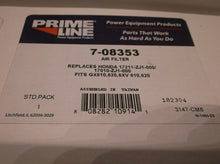 7-08353 Prime Line Air Filter Replaces Honda 17211-ZJ1-000/17010-ZJ1-000
