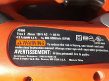 Black & Decker JS600 Variable Speed Jig Saw With Case Missing One Latch
