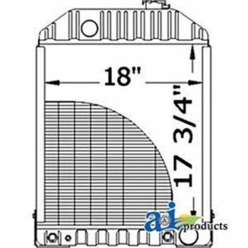 D8NN8005KB Radiator W/Oil Cooler Fits Ford/NH 5600 6600 7600