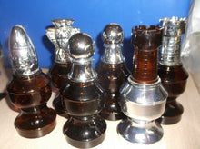 Avon Chess 6 Piece Lot Bishop, Queen, Pawns, & Rooks Bottles