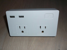 Etekcity Wall Mount Surge Protector Power Strip Dual USB Charger