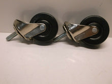 837440 (2) Everbilt 2" Rubber Threaded Casters 5/16" x 1" - No Packaging