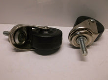 837440 (2) Everbilt 2" Rubber Threaded Casters 5/16" x 1" - No Packaging