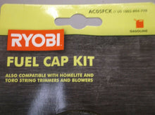 AC05FCK Ryobi Fuel Gas Cap With Tethers For Trimmers/Blowers-Homelite, Toro