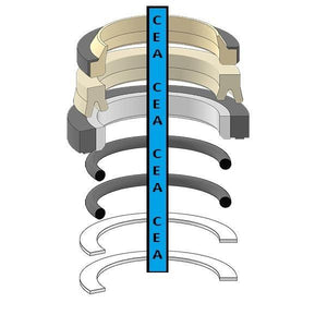 2438U1096R100 Bucket Cylinder Seal Kit Fits Kobelco K903 60