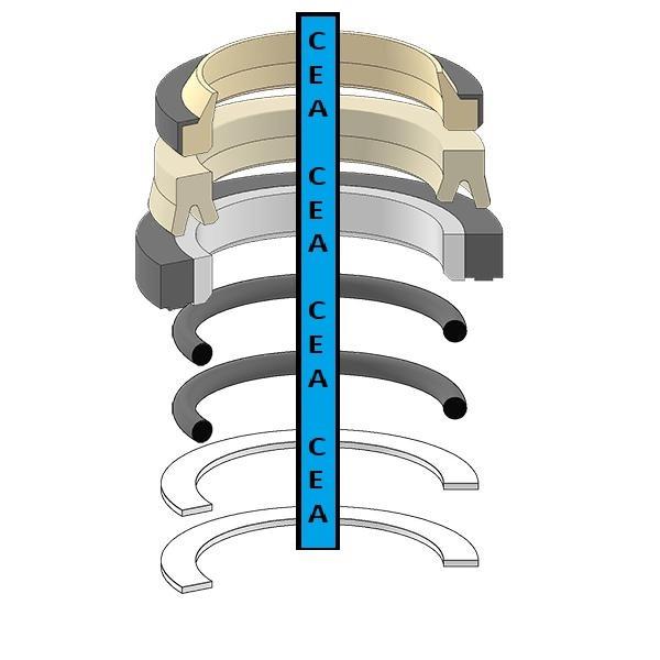 2438U1096R100 Bucket Cylinder Seal Kit Fits Kobelco K903 60