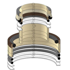 2438U1133R300 Boom Cylinder Seal Kit Fits Kobelco SK115 SK120