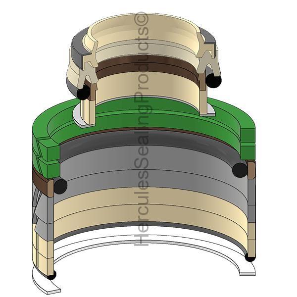 2438U1170R300 Boom Cylinder Seal Kit Fits Kobelco SK300-SK330