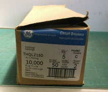 5 General Electric THQL2150 Circuit Breakers 2 Pole 50-Amp Thick Series
