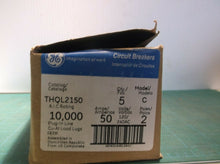 5 General Electric THQL2150 Circuit Breakers 2 Pole 50-Amp Thick Series