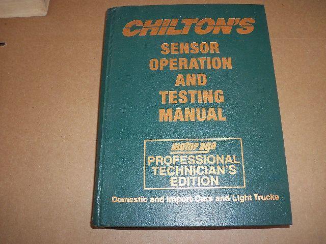 1990-1994 Chilton's Sensor Operations and Testing Manual 1991 1992 1993