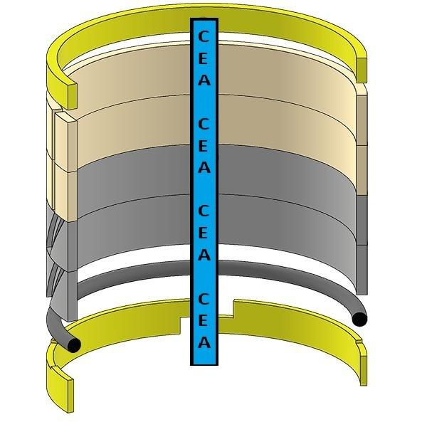 2438U1946R200 Boom Cylinder Seal Kit Fits Kobelco SK150-SK160