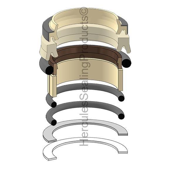 2438U1948R400 Arm Cylinder Seal Kit Fits Kobelco SK150 III