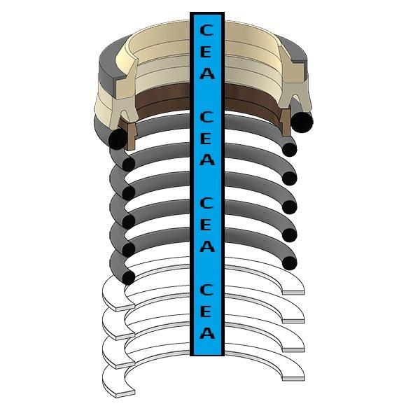 2438U587R100 Boom Cylinder Seal Kit Fits Kobelco K909A