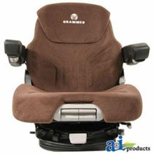 MSG95741BNC Grammer Seat Assembly, Brown MATRIX CLOTH, Black Vinyl Armrests