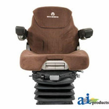 MSG95741BNC Grammer Seat Assembly, Brown MATRIX CLOTH, Black Vinyl Armrests