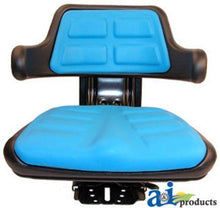 W223BU Seat Wrap Around Back W/Arms, Plastic, Blue Fits Ford/New Holland: Many