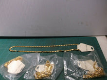 4 Finishing Touches 24" Gold Tone Costume Necklaces
