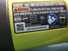 AG4031G Ryobi4 1/2" Barrel Angle Grinder No Handle or Wrench - Tested