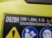 D620H Ryobi 5/8" 6.2Amp Variable Speed Corded Hammer Drill
