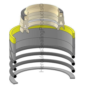 4464985-EX Arm Cylinder Seal Kit Fits Hitachi ZX70 ZX80