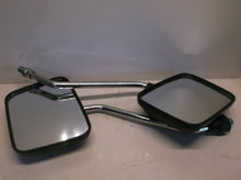 Black Yongzhao Mirror Set Scooter 5/6" 8MM Post Mirror 3-1/2 X 4 3/4