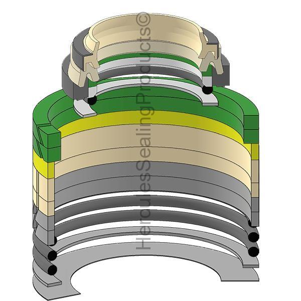 4369902 Clamshell Cylinder Seal Kit Fits Hitachi EX200-2-EX200-5