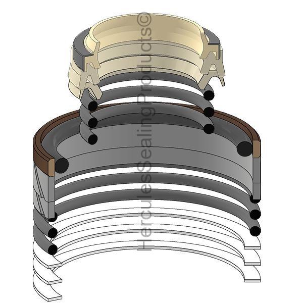 4464984-EX Boom Cylinder Seal Kit Fits Hitachi ZX70 ZX80