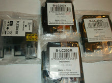Generic LC203 Ink Cartridges Black,Cyan,Magenta,Yellow 4Pc