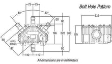 1003688 Gear Box T-25A Fits Woods Mower