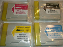 B-LC10/37/51/57, BLC960,970,1000 Ink Cartridges Black,Cyan,Magenta,Yellow 4Pc