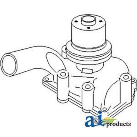 155911AS Water Pump w/ Pulley White/ Oliver/ Mpl Moline Tractor: 1600