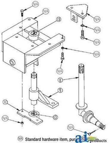16455 Spindle, LH/RH Fits White/Oliver/Mpl Moline 1550 1600 1650 770 880