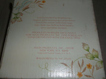 Avon Butterfly Fantasy 2 Porcelain Dishes & Fragrance Soap 22 KT Gold Trim