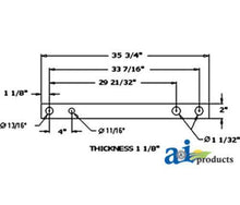 184611M1 Drawbar Fits Several