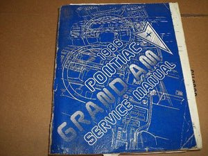 1986 Pontiac Grand Am Service Manual