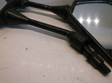 Black Scooter Mirror Set 5/16"-8mm Post & 3 1/2" X 5 1/2" Mirror