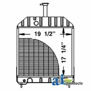 F2NN8005EA15L Radiator Fits Ford/NH 445D 555D