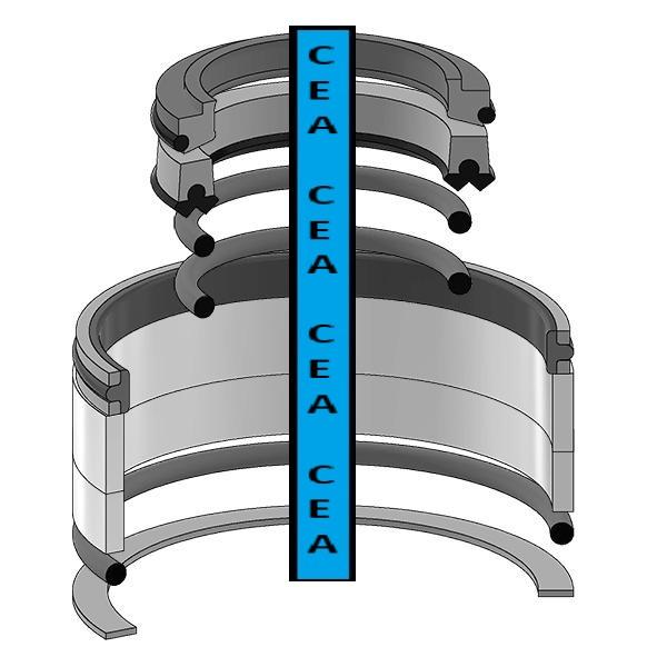 10032267 Steering Grapple Cylinder Seal Kit Fits Prentice Log Loader 610 All