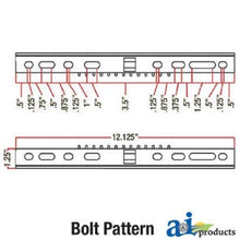 ST100 Slide Track Set Fits Allis-Chalmers:175,180,185,190,200,4W220,4W305,6060,