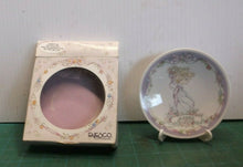 ENESCO 1991 Precious Moments Personalized Plate With Name & Stand (Jessica)