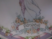 ENESCO 1991 Precious Moments Personalized Plate With Name & Stand (Patricia)