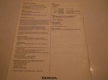 Honda Engines GX240/270/340/390 Owners Manual (English French Spanish) JJ1