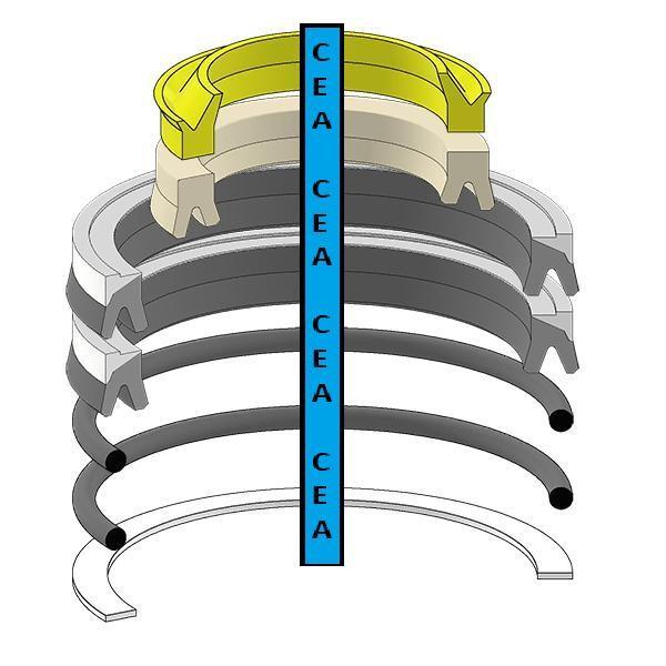4064635 Boom Bucket Cylinder Seal Kit Fits Hitachi UH009