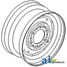 481345R1 Rim Front 6" X 14" Fits International Harvester