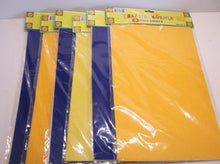 731015075119 (6) Krafter's Korner 3 Pack Felt Sheets - Yellow, Blue, White